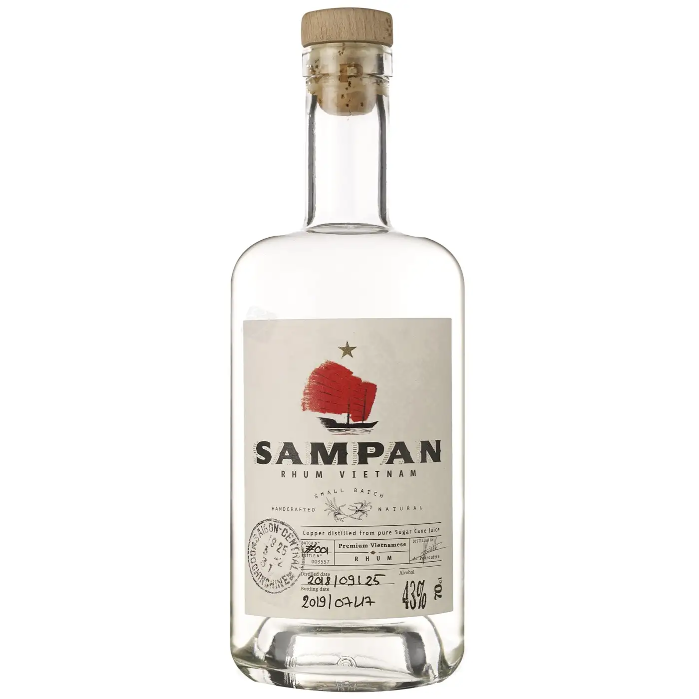 Bottle of Distillerie d’Indochine Sampan Blanc