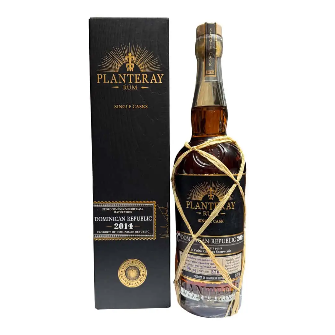 Bottle of Planteray Alcoholes Finos Dominicanos 2014 Planteray - Single Cask Collection - PX Sherry Cask - b. 2025