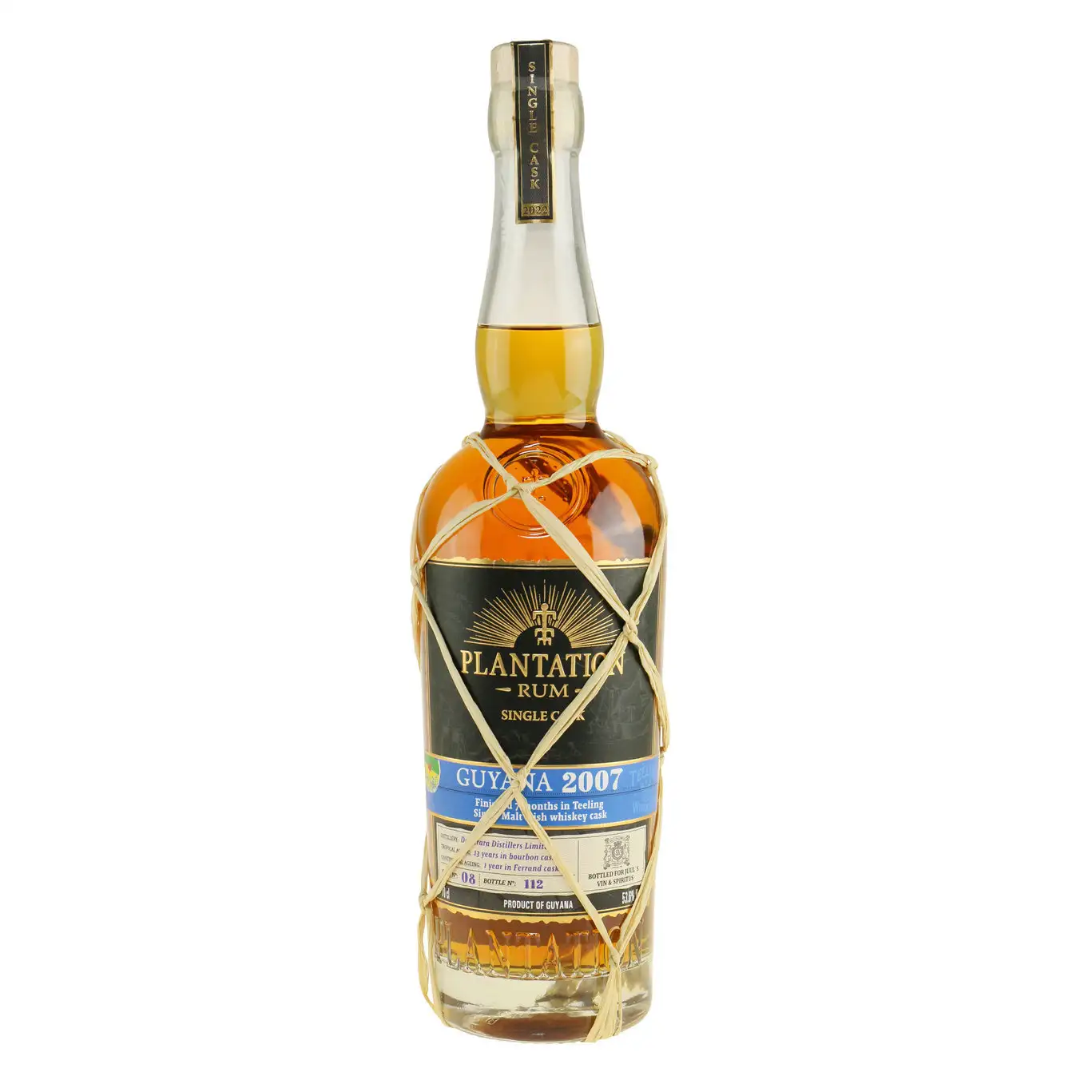 Bottle of Planteray Single Cask Guyana 2007 Teeling Single Malt Whisky Finish (Juuls)