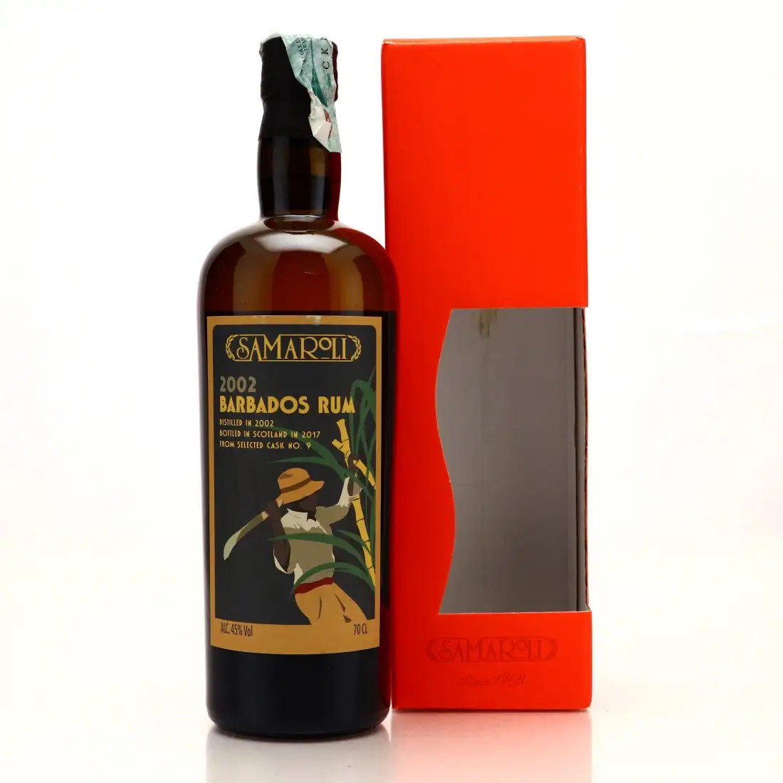 Hochauflösendes Bild von Samaroli Barbados Rum 2002