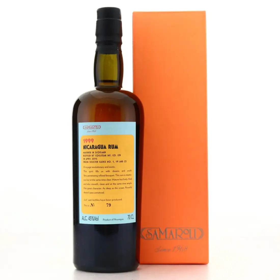 Hochauflösendes Bild von Samaroli Nicaragua Rum 1999