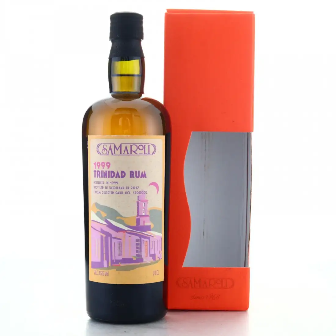 Bottle of Samaroli Trinidad Rum 1999