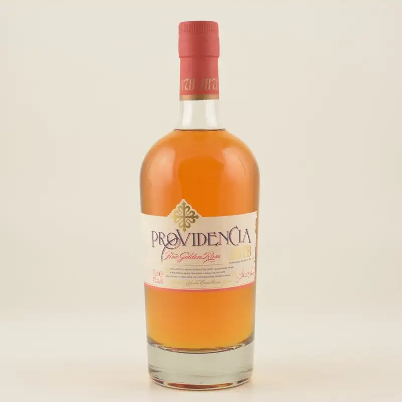 Bottle of Providencia Fine Golden Rum 1878