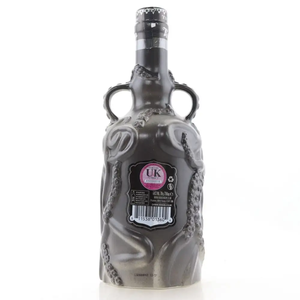 High resolution image of Kraken Black Spiced Rum Limited Edition Decanter Black