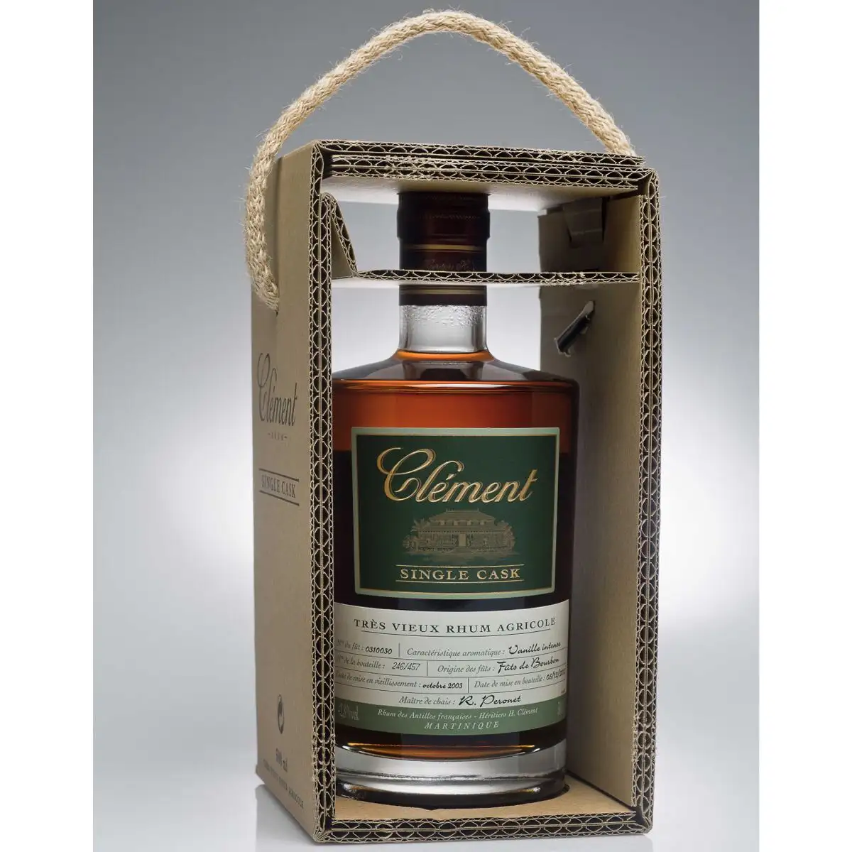 Bottle of Clément Single Cask Vanille Intense 2003