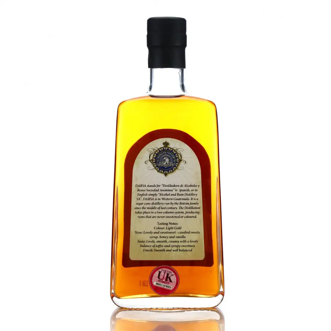 Hochauflösendes Bild von Duncan Taylor Darsa Single Cask Rum 2007