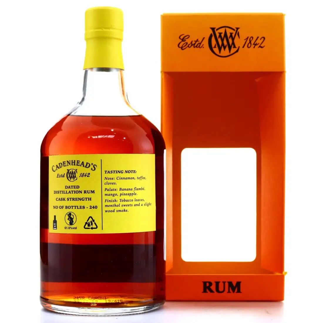 Hochauflösendes Bild von Cadenhead‘s Caroni TMCG HTR 1998