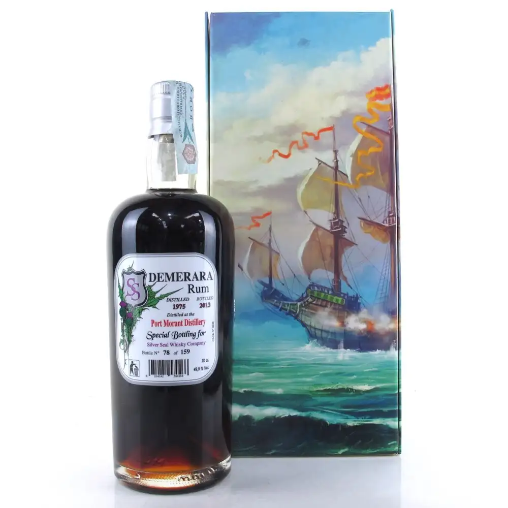 Hochauflösendes Bild von Silver Seal Port Mourant Demerara 1975