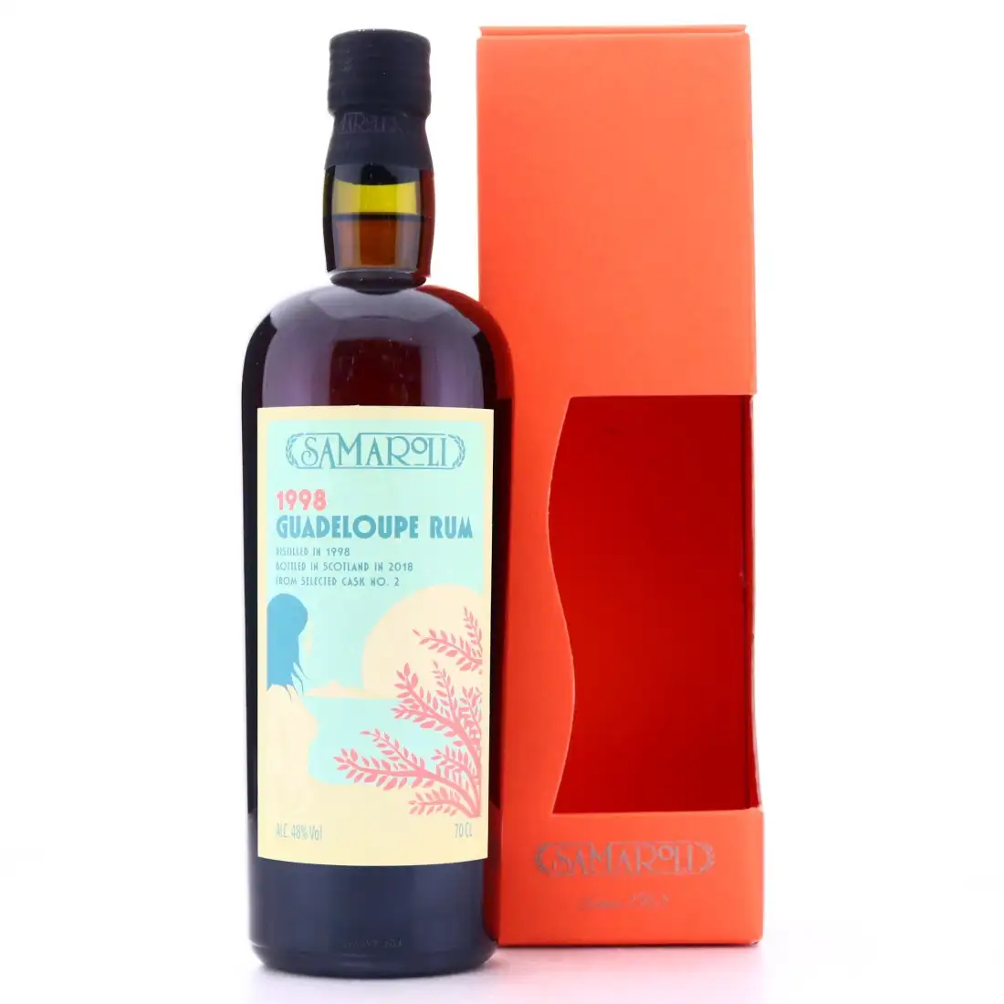 Hochauflösendes Bild von Samaroli Guadeloupe Rum 1998