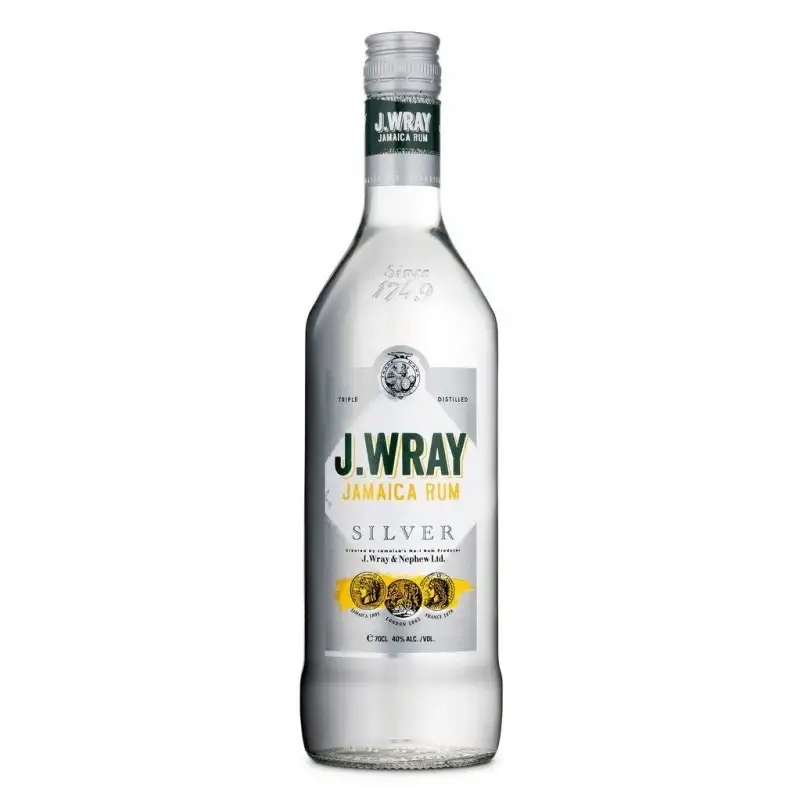 Bottle of J. Wray & Nephew LTD. Appleton Silver