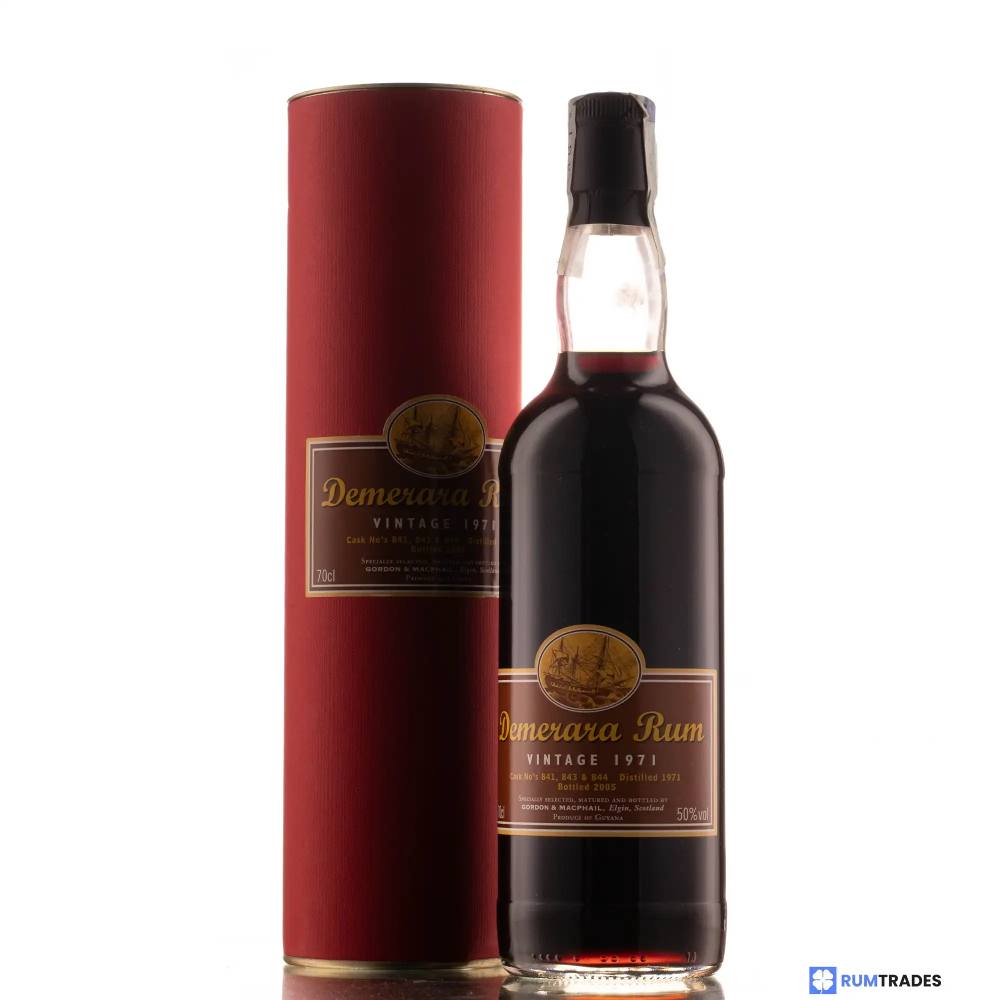 Bottle of Gordon & MacPhail Demerara Rum 1971