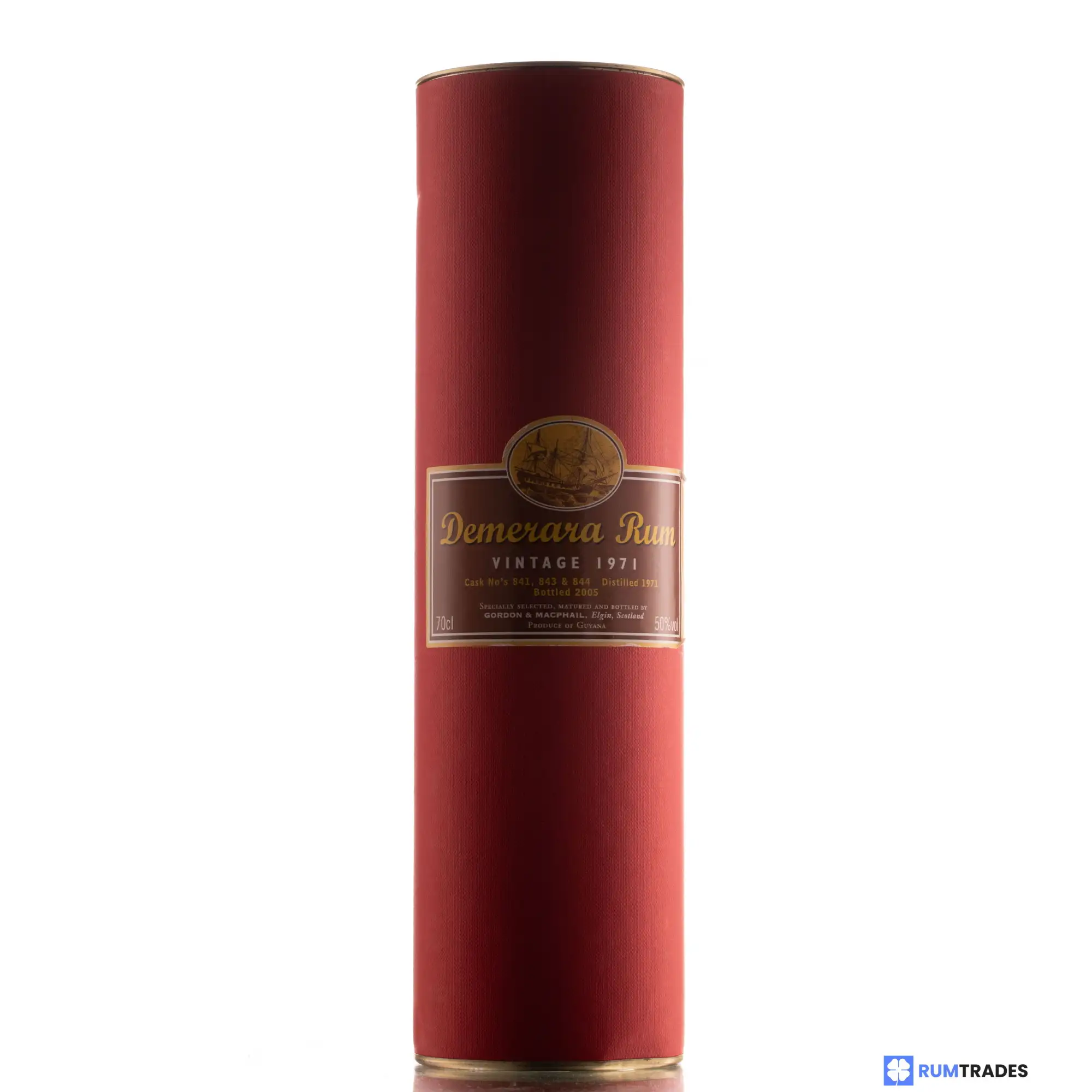 Hochauflösendes Bild von Gordon & MacPhail Demerara Rum 1971