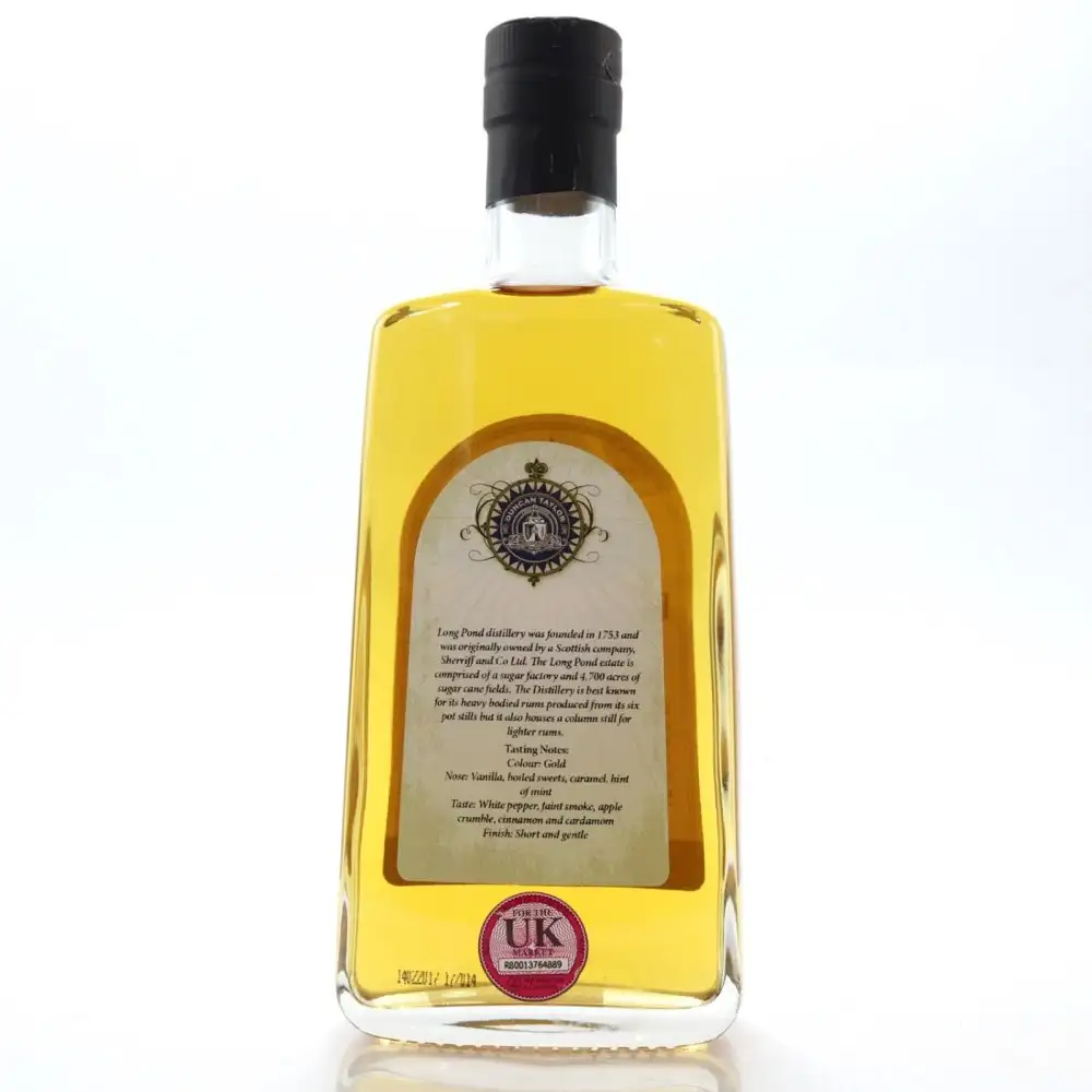 Hochauflösendes Bild von Duncan Taylor Long Pond Single Cask Rum 2000