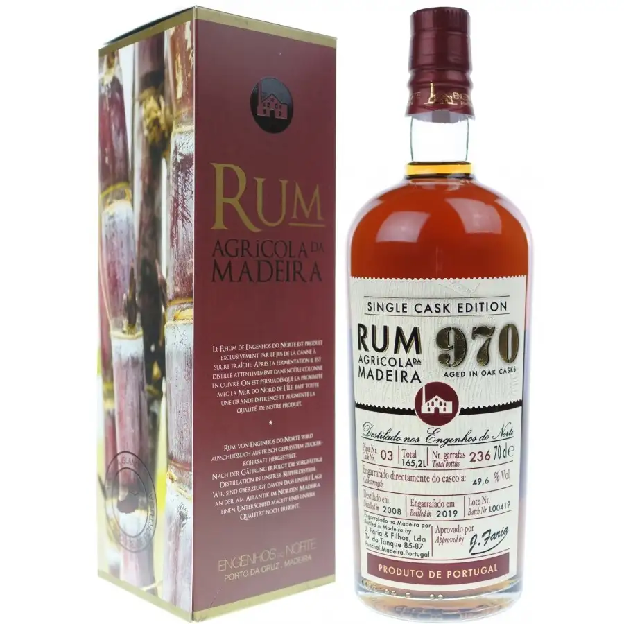 Hochauflösendes Bild von Engenhos do Norte 970 Single Cask 2006