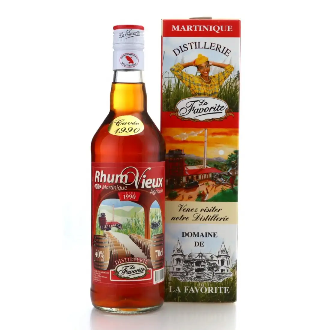 Bottle of La Favorite Rhum Vieux 1990