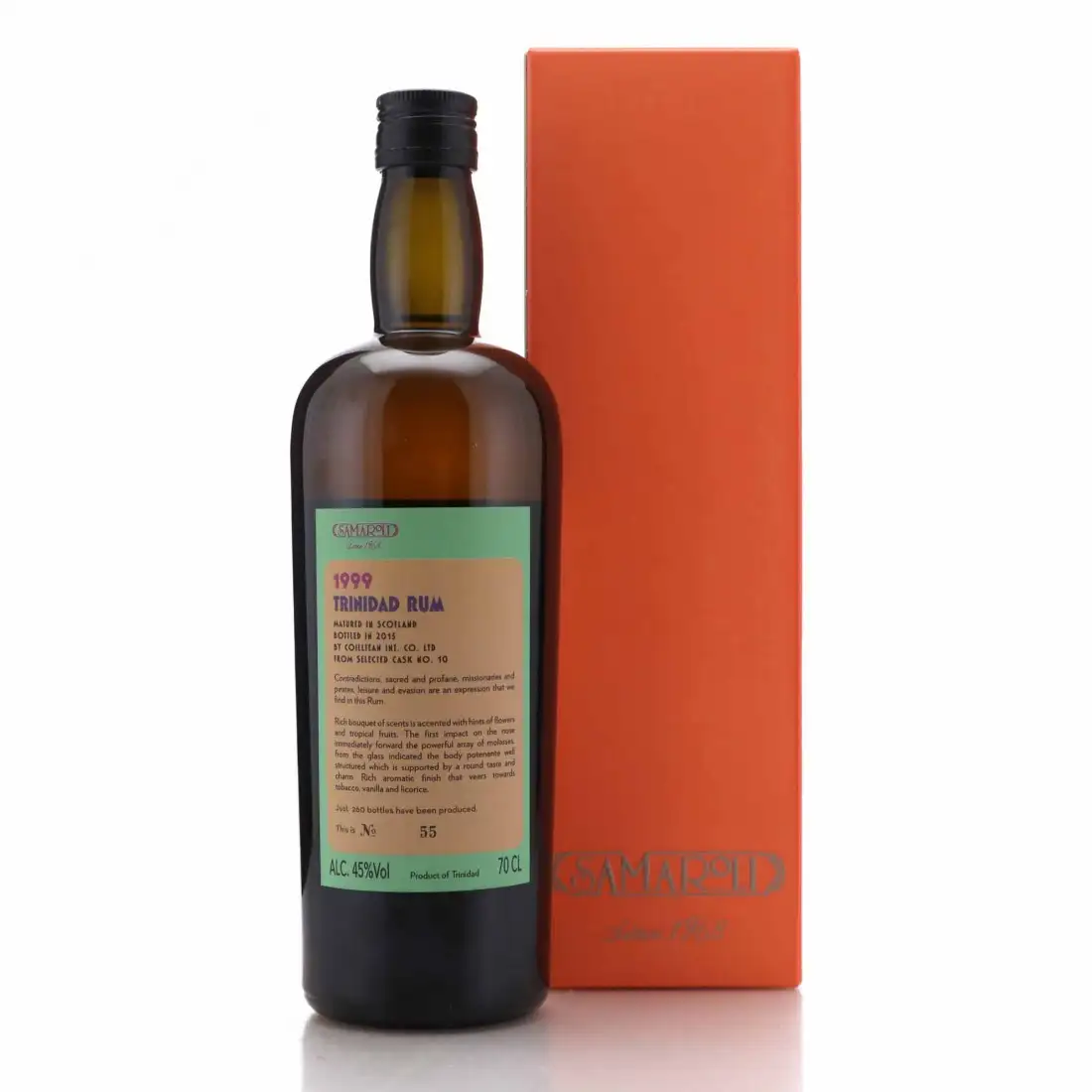 High resolution image of Samaroli Caroni Trinidad Rum 1999