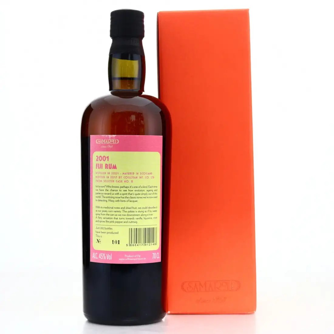 Hochauflösendes Bild von Samaroli South Pacific Fiji Rum 2001