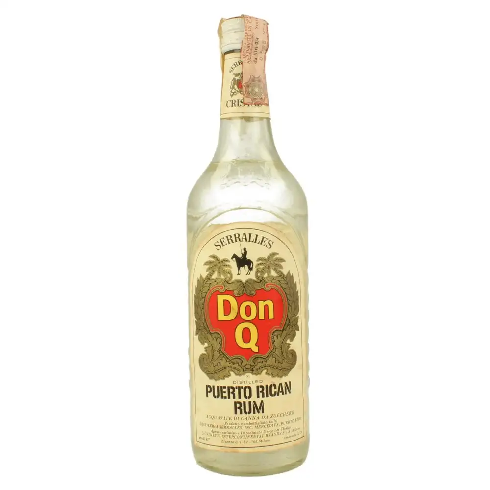Bottle of Don Q Puerto Rican Rum