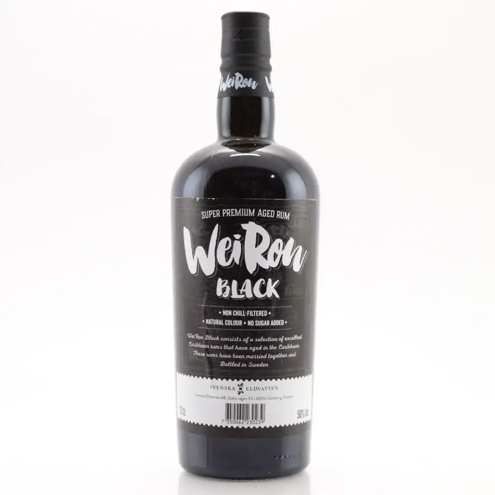 Bottle of Svenska Eldvatten WeiRon Black