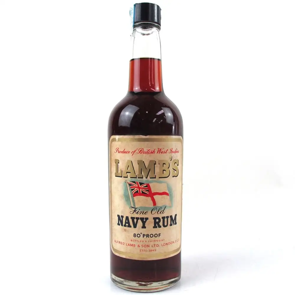Hochauflösendes Bild von Alfred Lamb‘s Navy Rum 1970s
