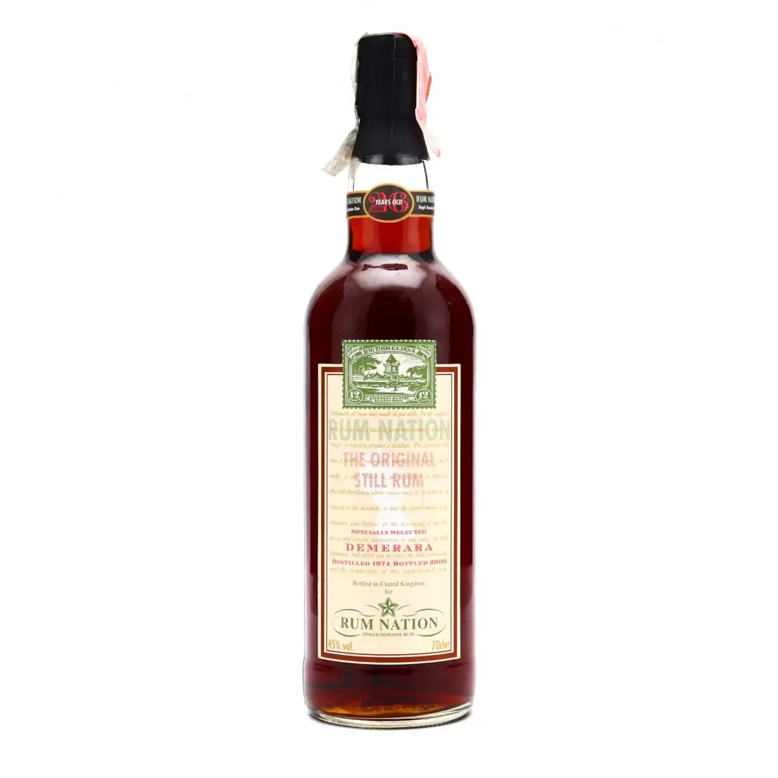 High resolution image of Rum Nation Demerara The Original Still Rum 1974