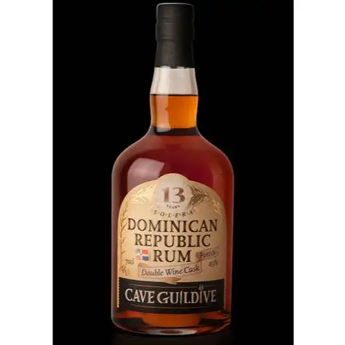 Bottle of Cave Guildive Secret Dominican Republic Rum