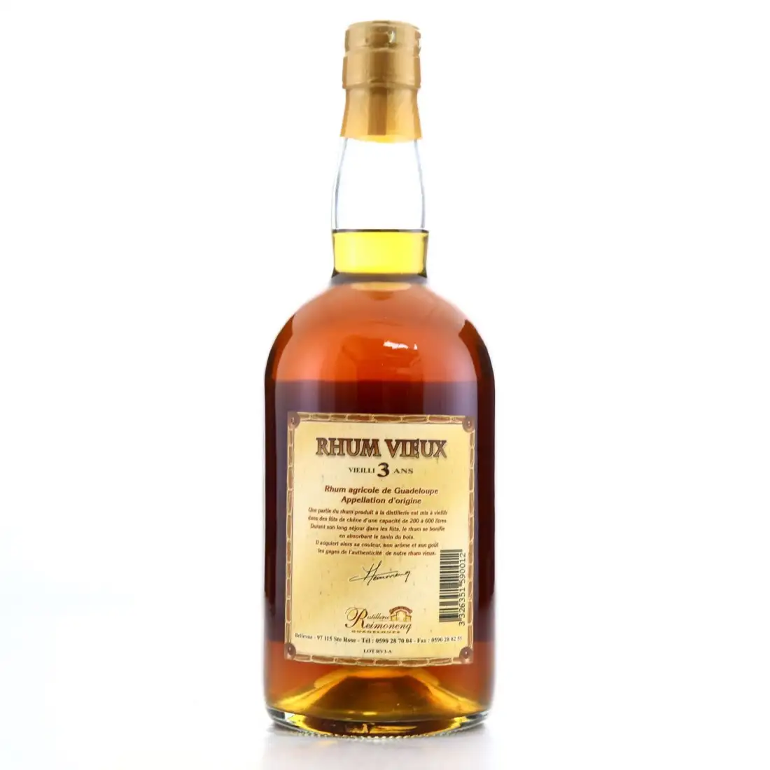 Hochauflösendes Bild von ReimonenQ Rhum Vieux 3 ans