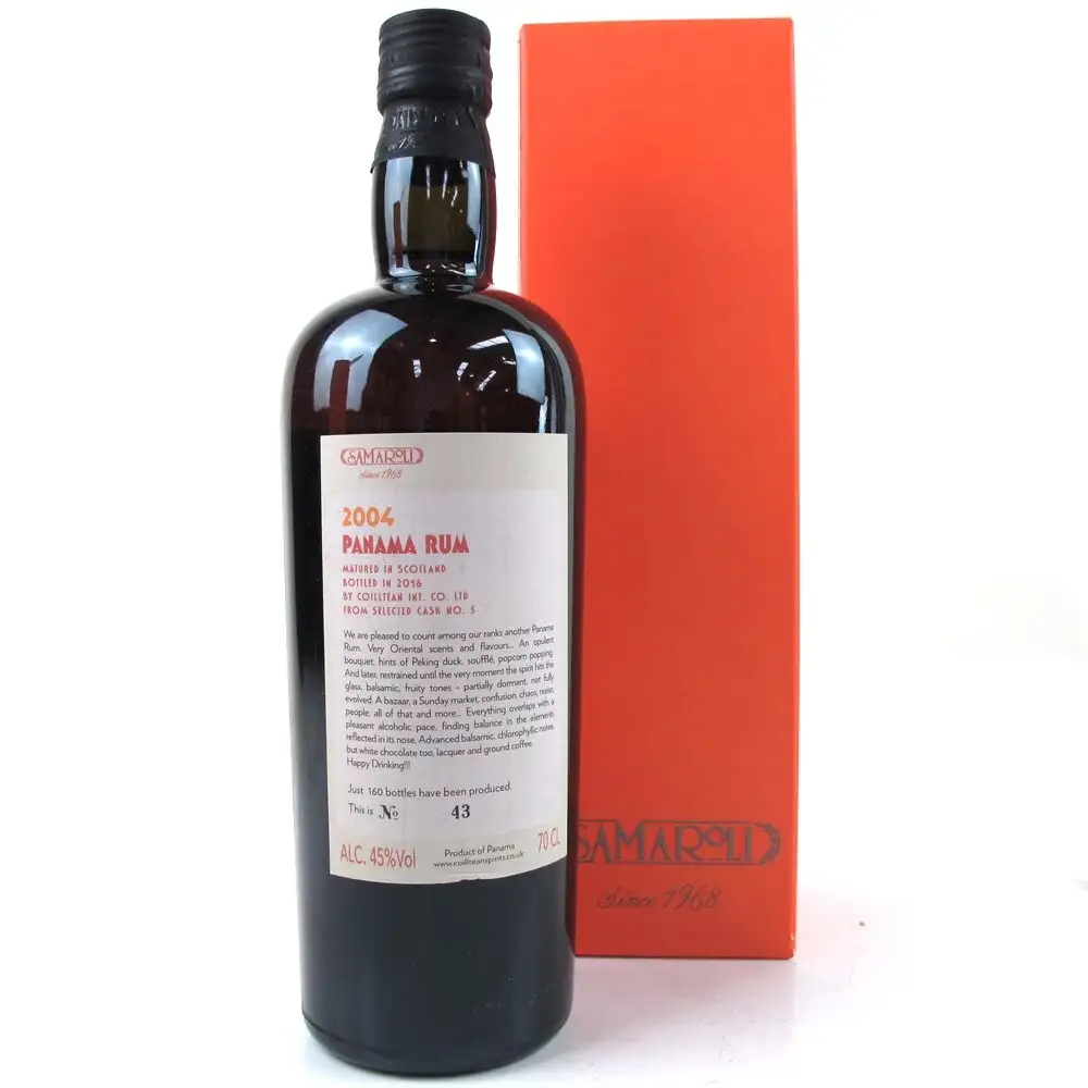 Hochauflösendes Bild von Samaroli Panama Rum 2004