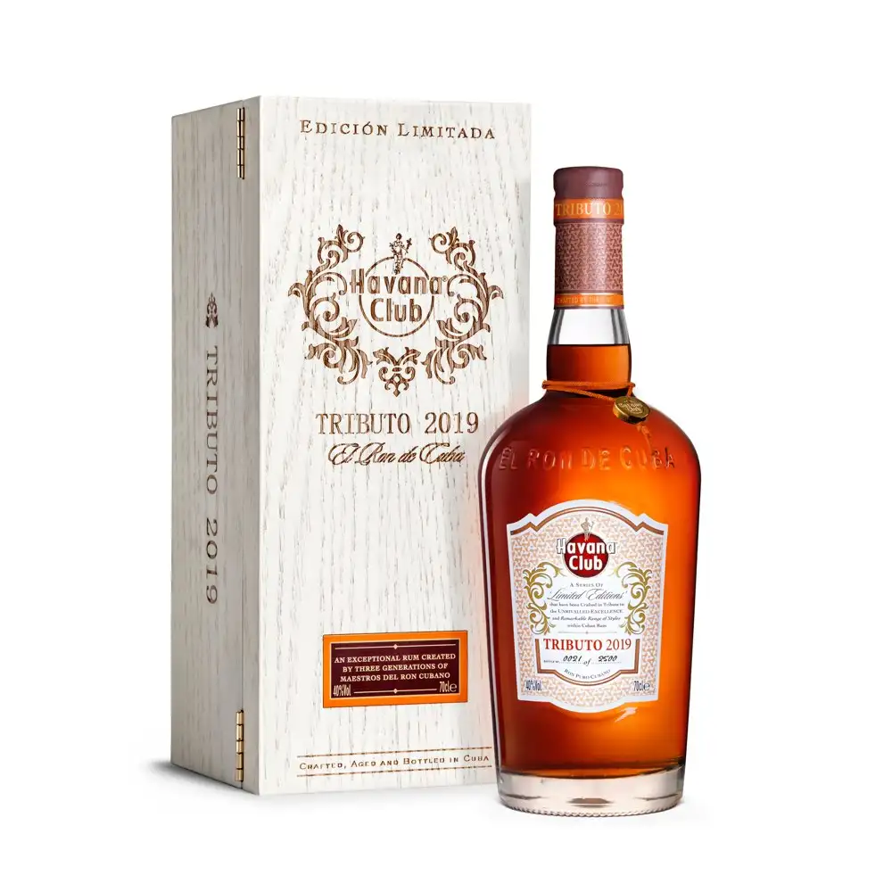 Bottle of Havana Club Tributo 2019