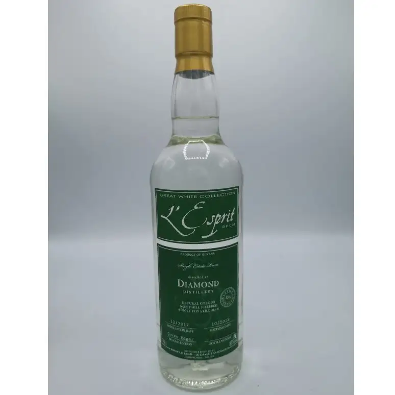 Bottle of Whisky & Rhum Diamond L‘Esprit 2017