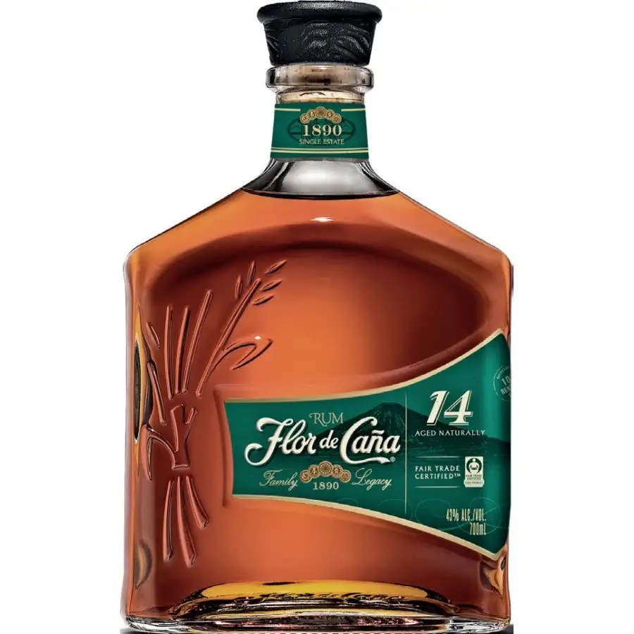 Bottle of Flor de Caña 14 Años