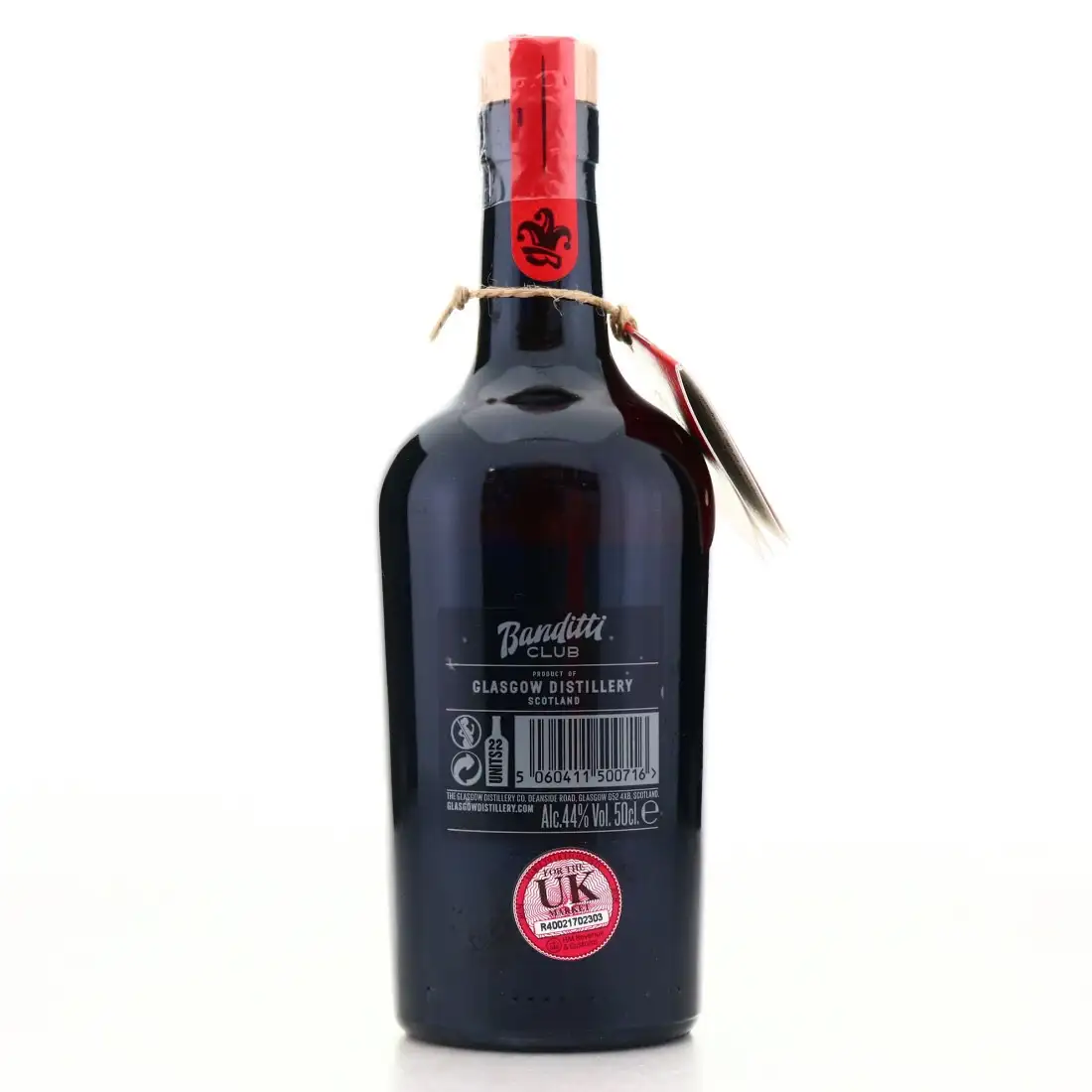 Hochauflösendes Bild von Glasgow Distillery North Mills Banditti Club Glasgow Spiced Rum