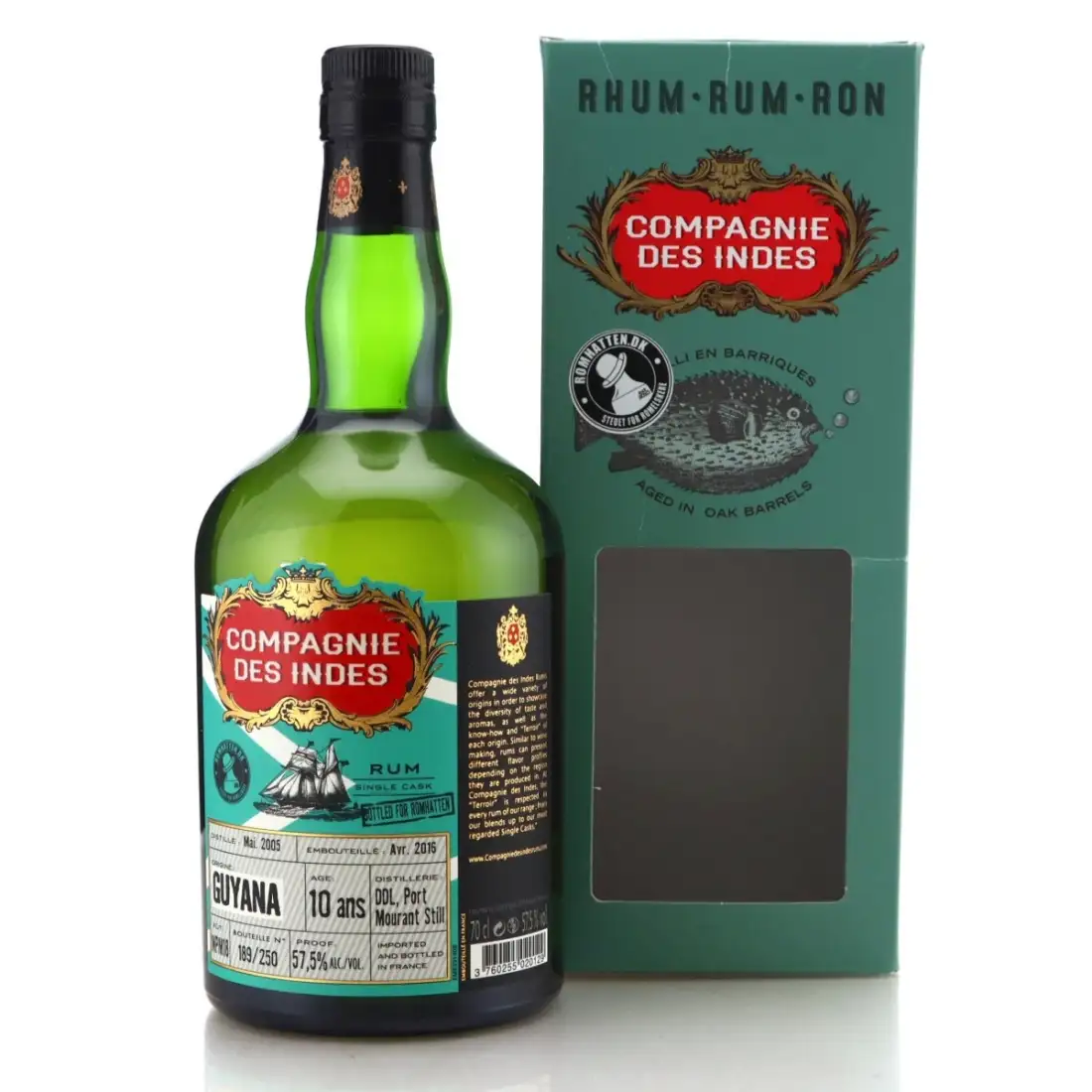 Hochauflösendes Bild von CDI Port Mourant Guyana (Bottled for Romhatten) 2005