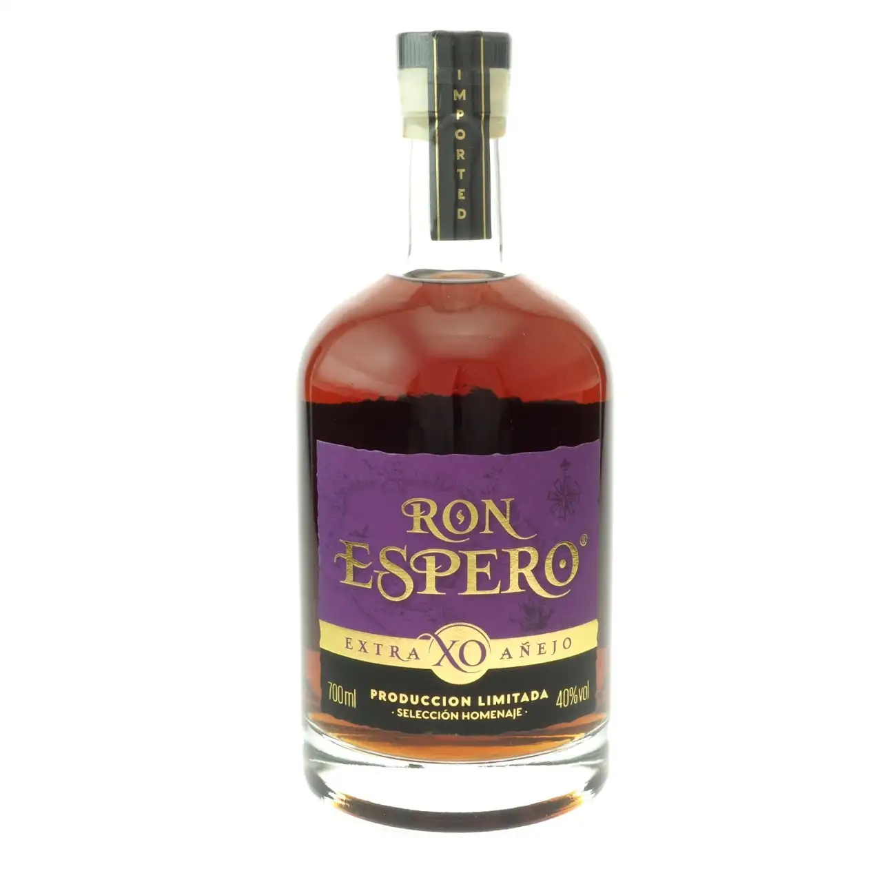 Bottle of Ron Espero XO Extra Añejo