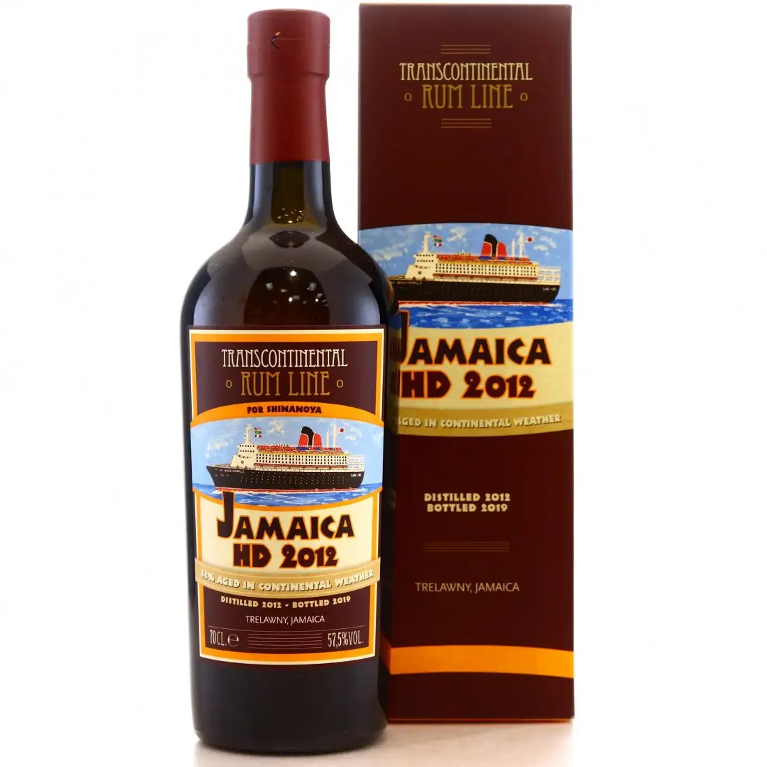 Bottle of TCRL Hampden Jamaica HD (Selected by LMDW/Shinanoya) 2012