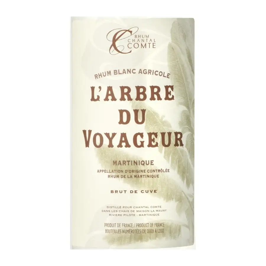 Hochauflösendes Bild von Rhum Chantal Comte Maison La Mauny L‘Arbre Du Voyageur Blanc 2019