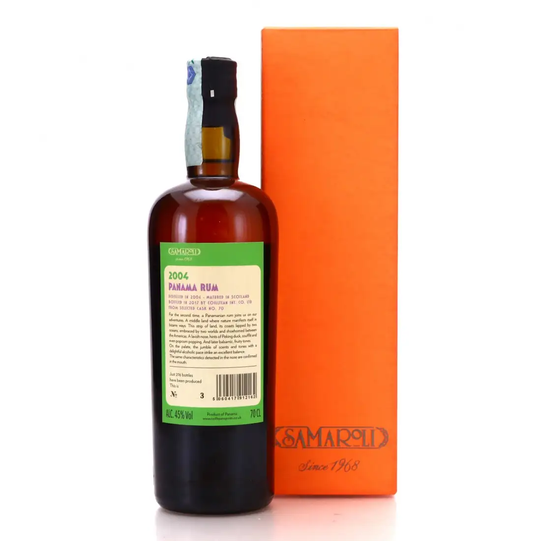 Hochauflösendes Bild von Samaroli Panama Rum 2004