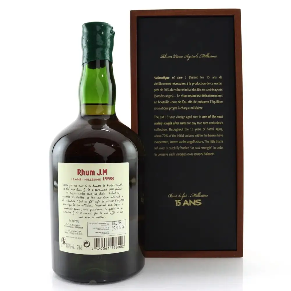 Hochauflösendes Bild von Rhum J.M 1998