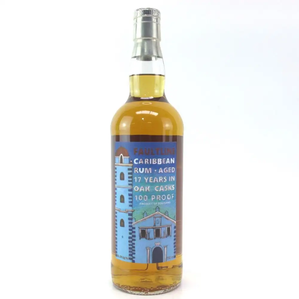Bottle of K&L Wines Faultline Caribbean Rum