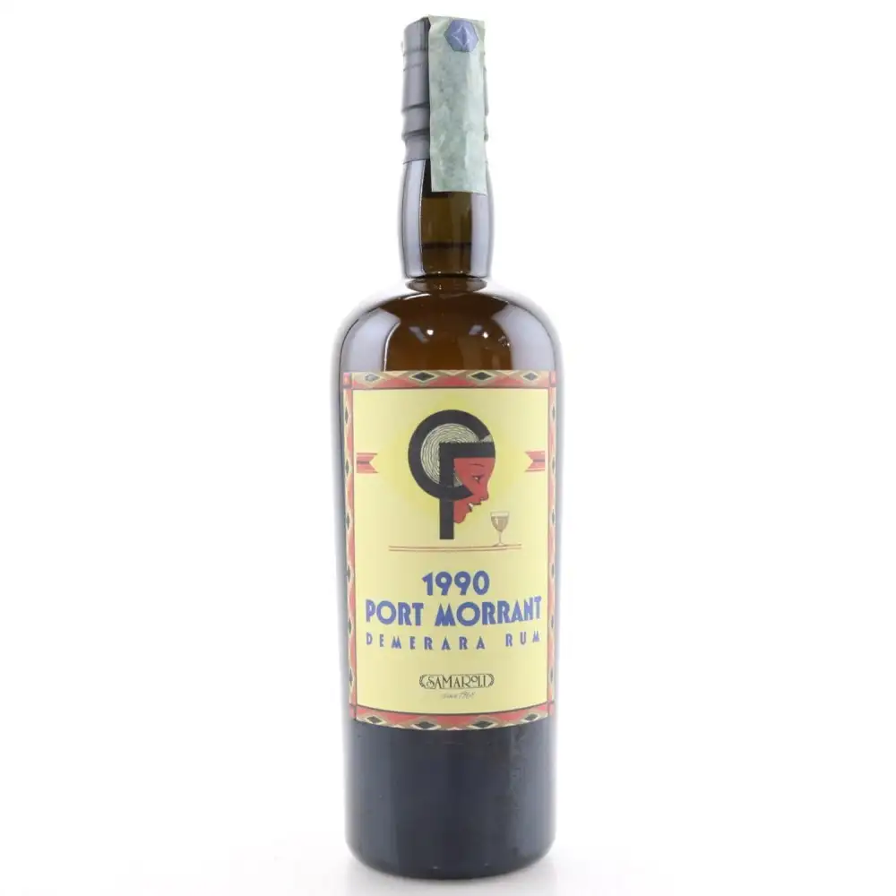 Hochauflösendes Bild von Samaroli Uitvlugt Port Morrant Demerara Rum 1990