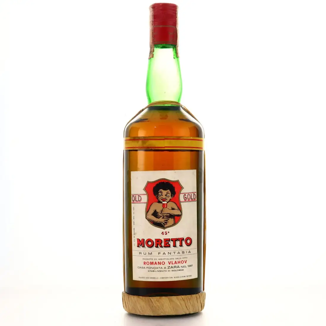 Bottle of Romano Vlahov Moretto Rum Fantasia