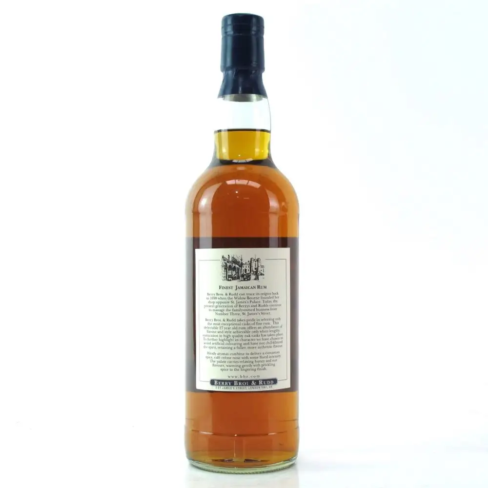 Hochauflösendes Bild von Berry Bros &amp; Rudd Berry‘s Own Selection Finest Jamaican Rum 1977