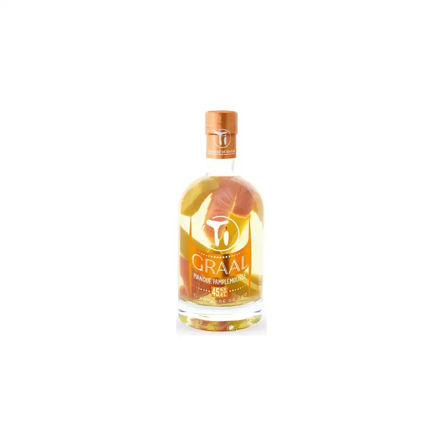 Bottle of Ti Arrangés de Ced‘ GRAAL Mangue Pamplemousse Les Rhums de Ced