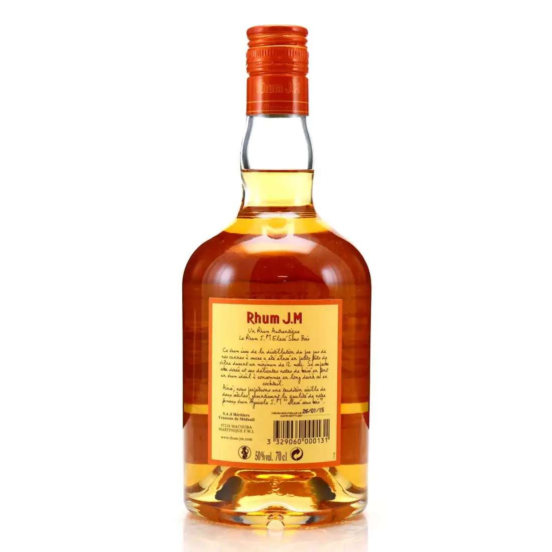 High resolution image of Rhum J.M Élevé Sous Bois