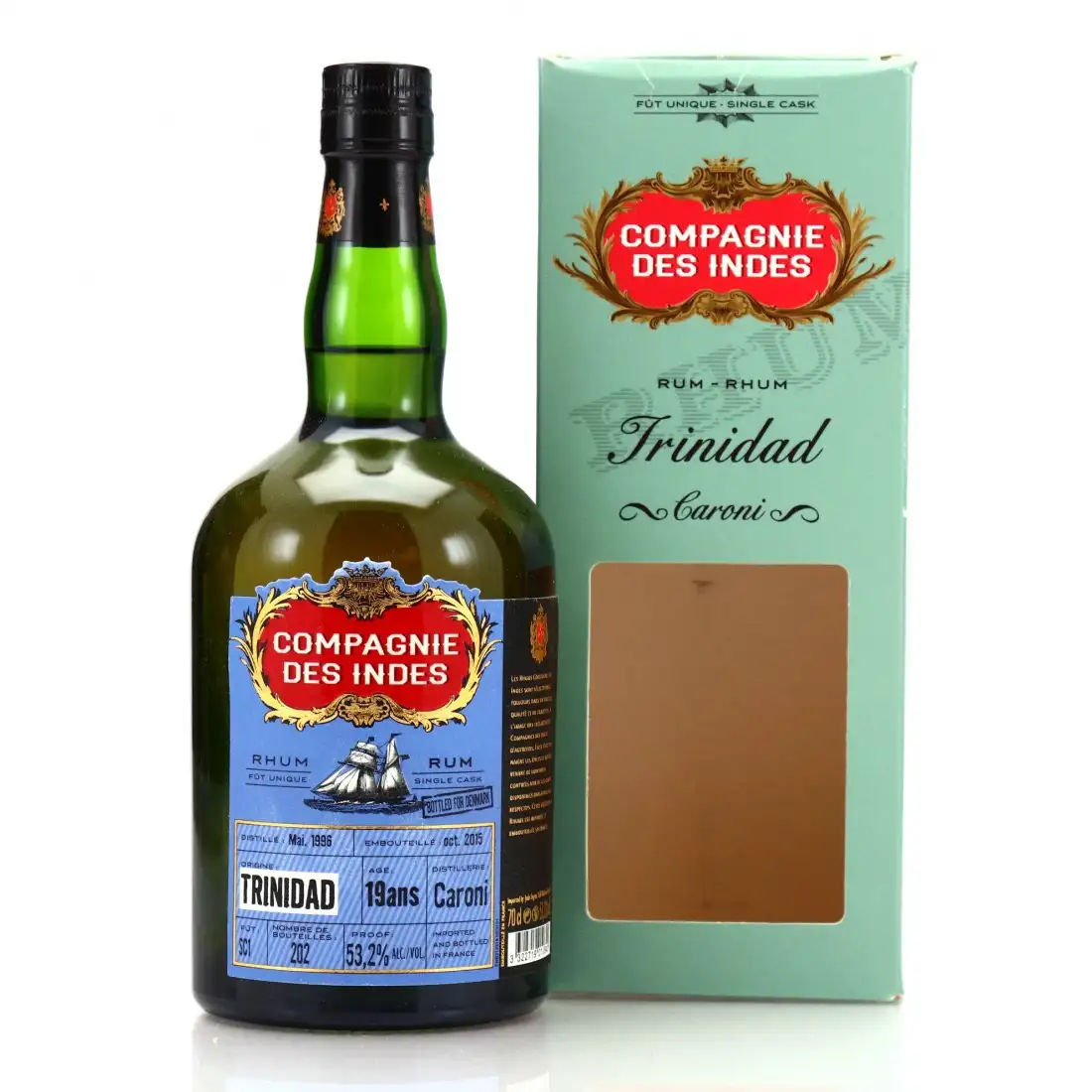 High resolution image of CDI Caroni Trinidad (Bottled for Denmark) 1996