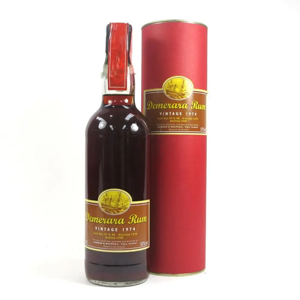 Bottle of Gordon & MacPhail Demerara Rum 1974