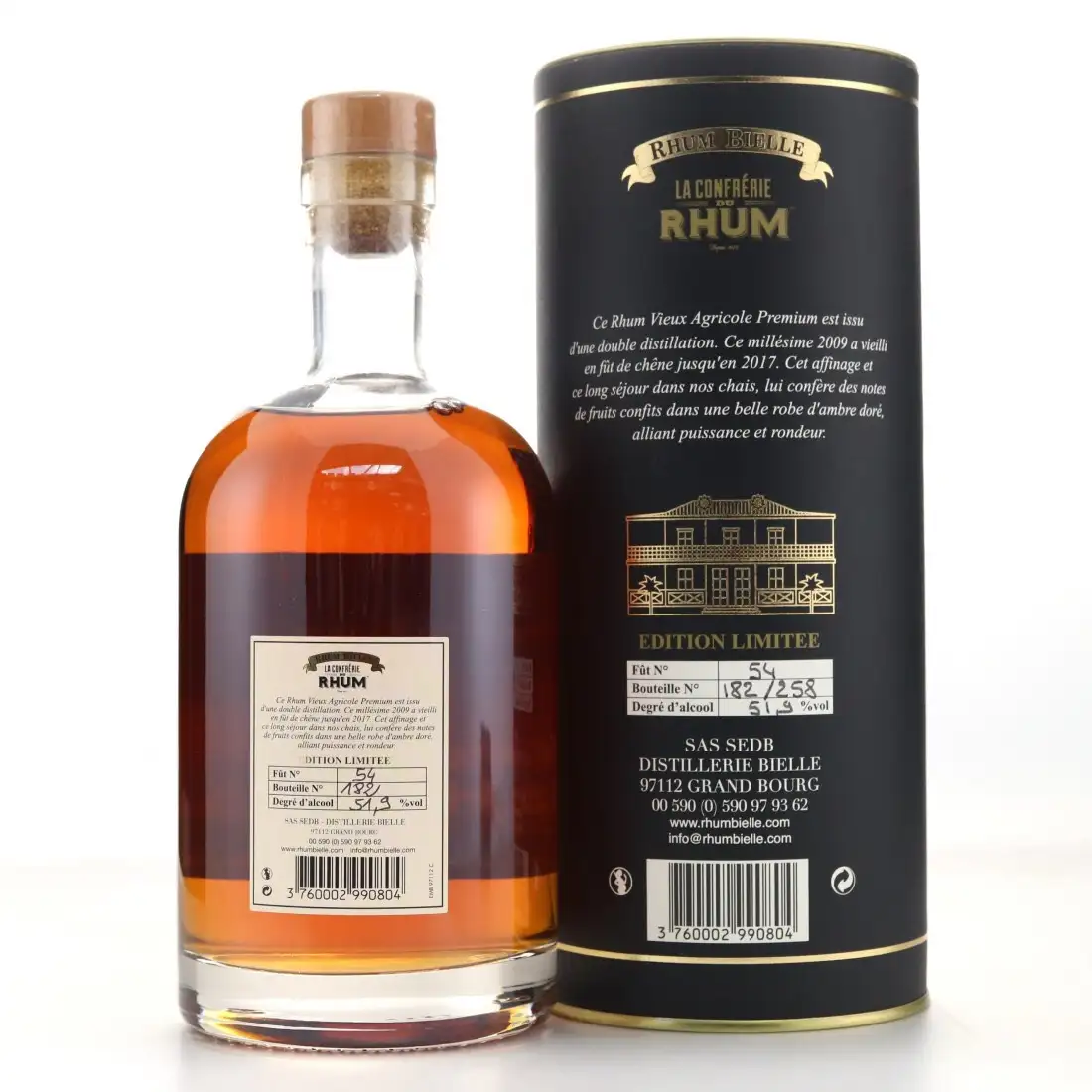 Hochauflösendes Bild von Bielle La Confrérie du Rhum 2009