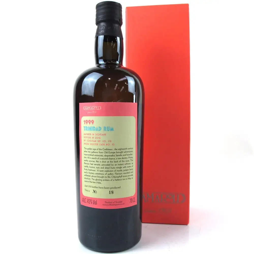 Hochauflösendes Bild von Samaroli Trinidad Rum 1999