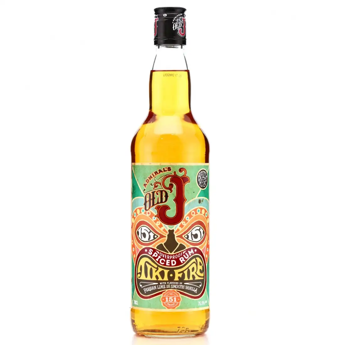 High resolution image of Admiral Vernon‘s Old J Tiki Fire