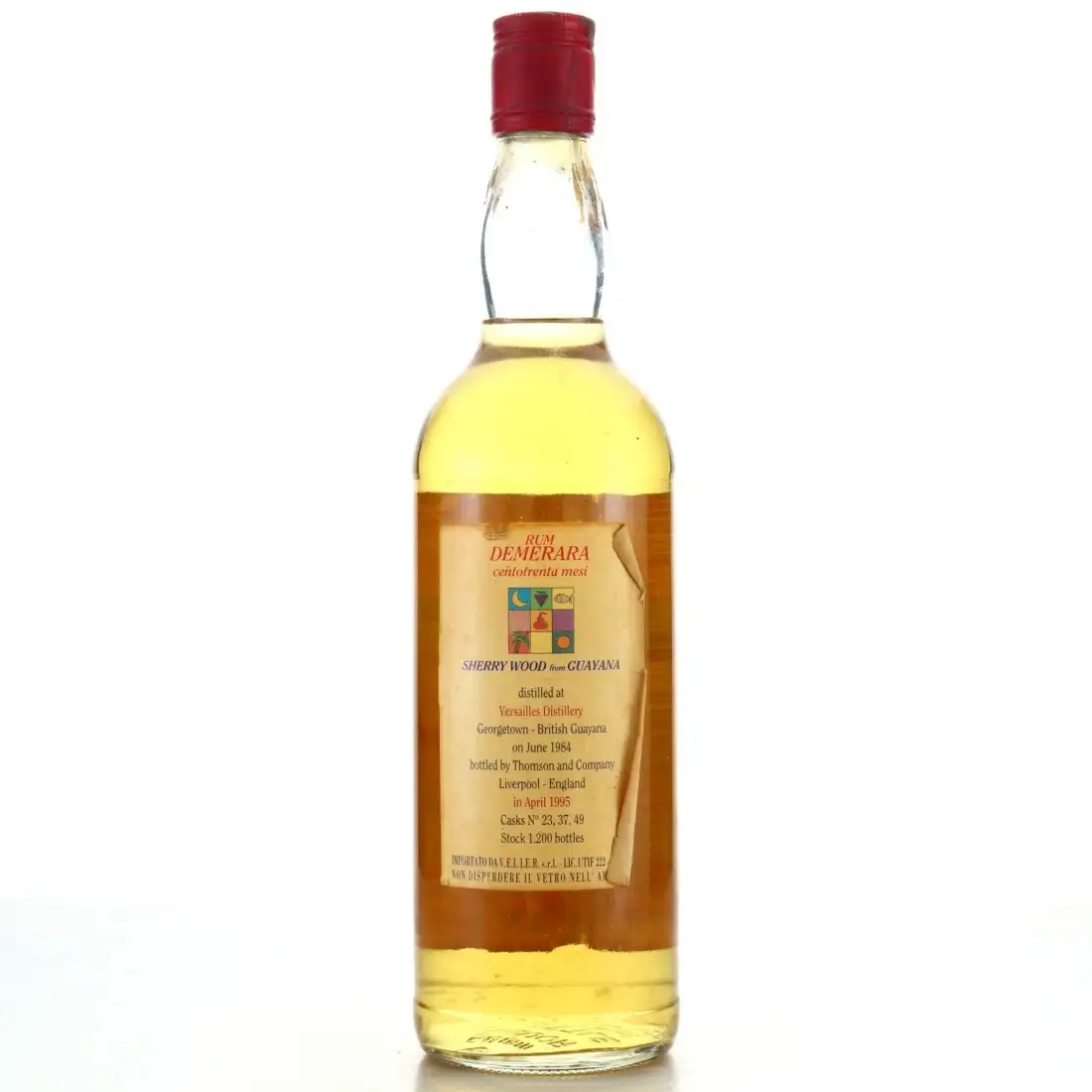 Hochauflösendes Bild von Velier Versailles Rum Demerara Centotrenta Mesi Sherry Wood from Guyana 1984